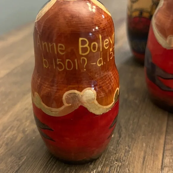 Matryoshka Vintage Russian H Clever HenryThe Eighth Wives Limited Rare-Signed
